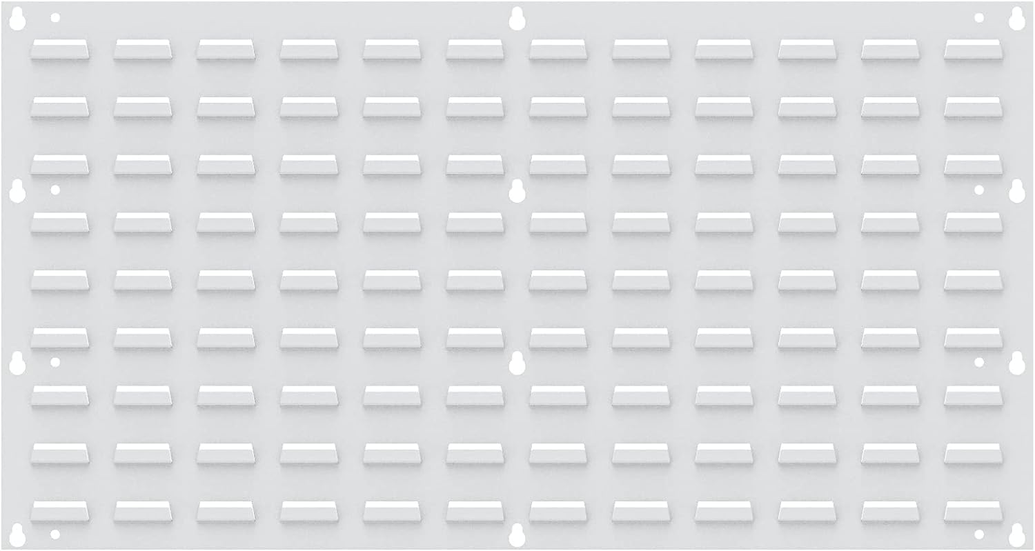 Akro-Mils 30136 Louvered Steel Wall Panel Garage Organizer for Mounting AkroBin Storage Bins, (36-Inch W x 19-Inch H), Grey, (1-Pack) Pack of 2