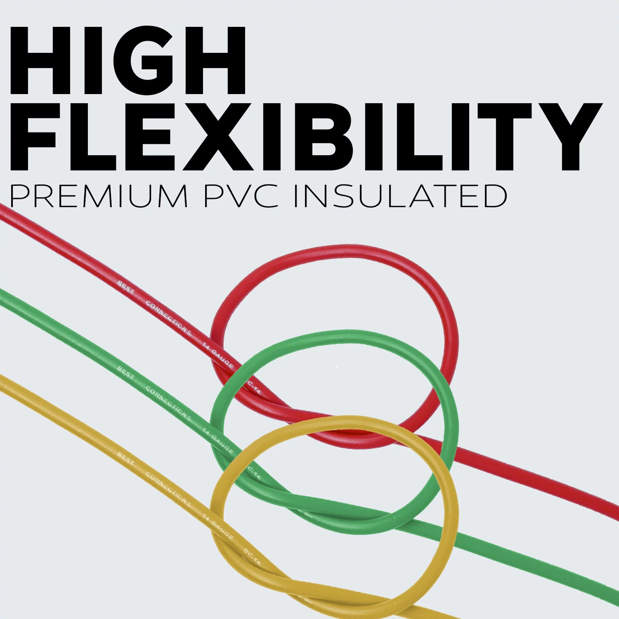 BEST CONNECTIONS 12 Gauge Automotive Primary Wire (500ft Each 6 Color Bundle Set) | Ideal for Trailer, and Lighting Circuits | Durable Primary/Remote