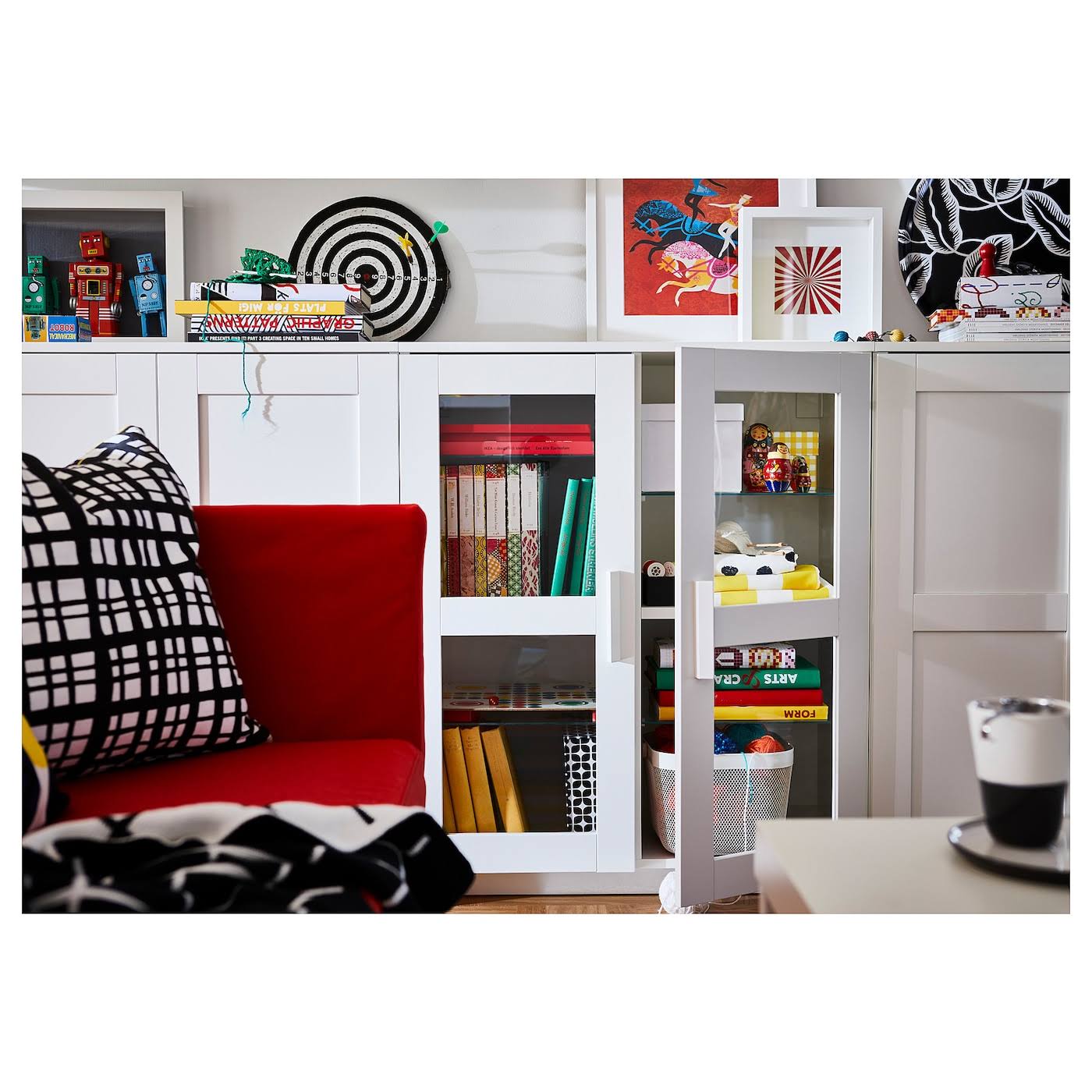 IKEA - BRIMNES Cabinet with Doors, White, 30 3/4x37 3/8 40300662