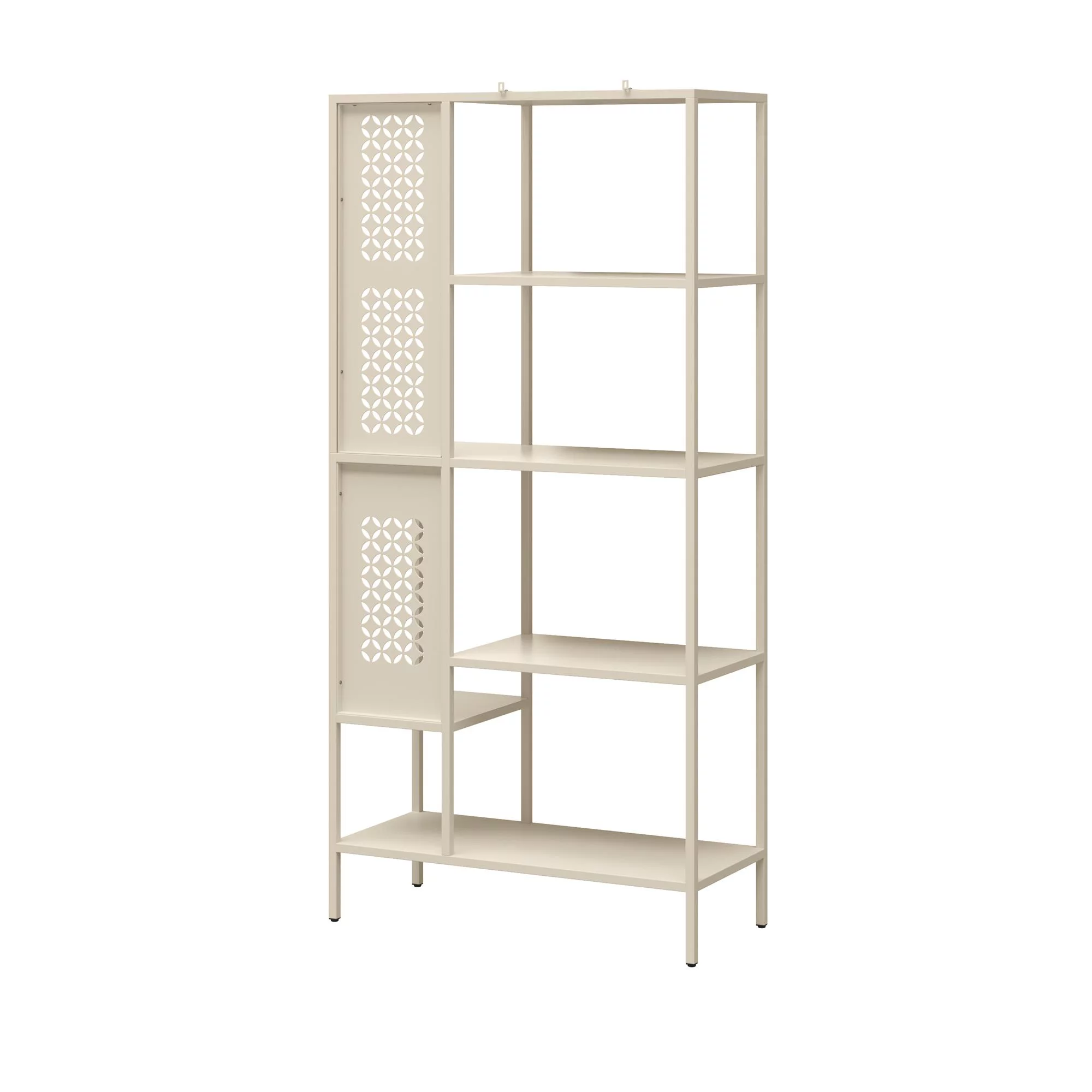 Mr. Kate Annie Metal Bookcase, Parchment