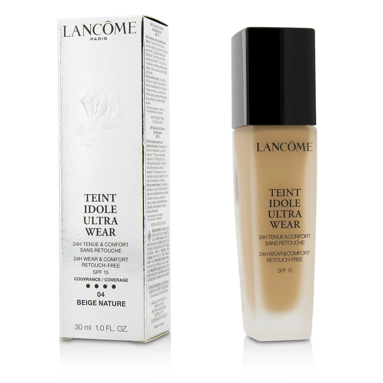 Lancome Teint Idole Ultra Wear 24H Wear & Comfort Foundation SPF 15 - # 025 Beige Lin (Box Slightly Damaged)  30ml/1oz