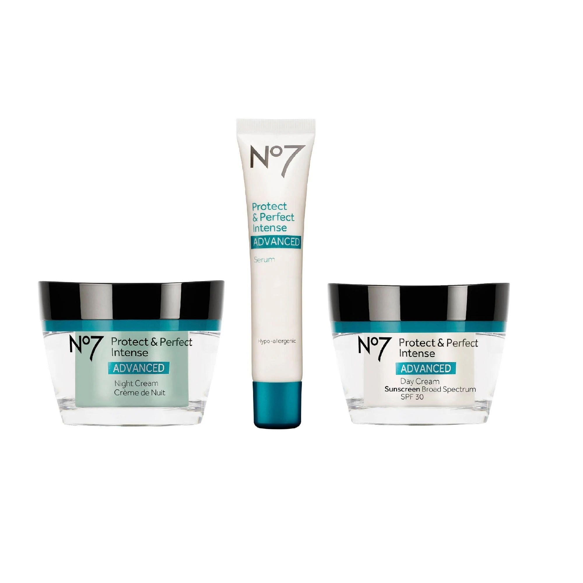 No7 Protect u0026 Perfect Intense Advanced Skincare System Kit