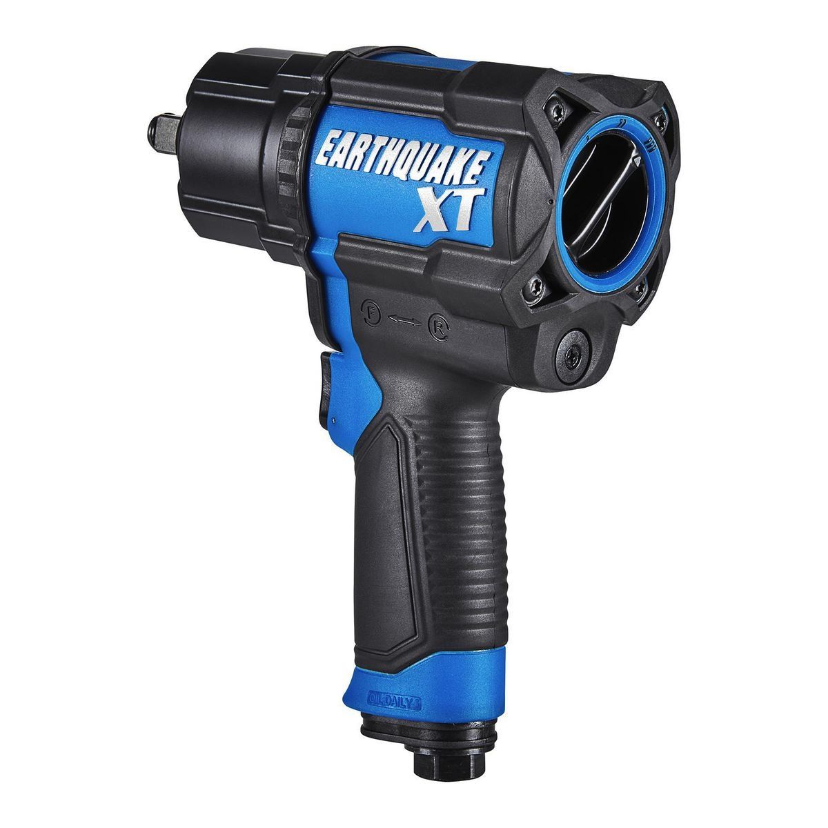 EARTHQUAKE XT 1/2 in. Composite Air Impact Wrench, Twin Hammer, 1200 ft-lbs, Purple