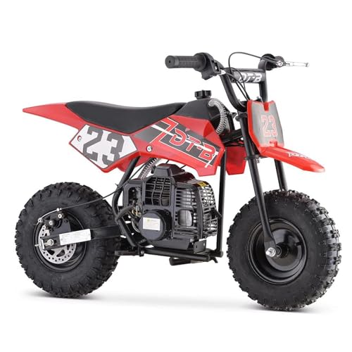 Superrio 49CC 2-Stroke Gas Power Mini Dirt Bike Dirt Off Road Motorcycle (Red)