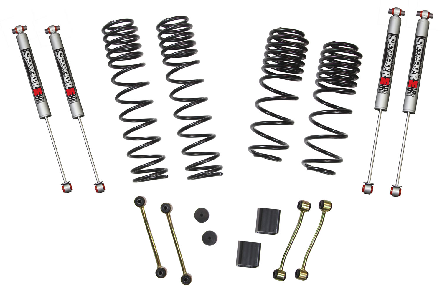 Skyjacker Long Travel 2 Stage 2in-2.5in Coil System 2018 Jeep Wrangler JL 4 Door 4WD (Non-Rubicon)