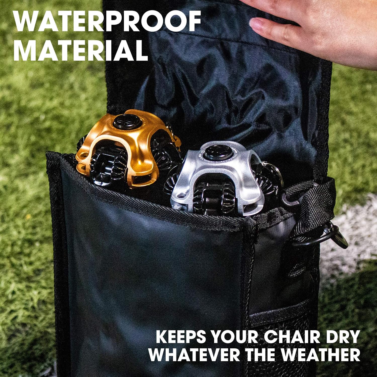 2 Chair Bag for Cliq Camping Chairs - Carry Bag for Cliq Folding Chairs and Beach Chairs (1 Bag)