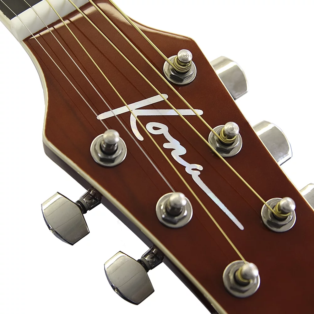 Kona Guitars K41 41-inch Acoustic Dreadnought Guitar, Natural Finish