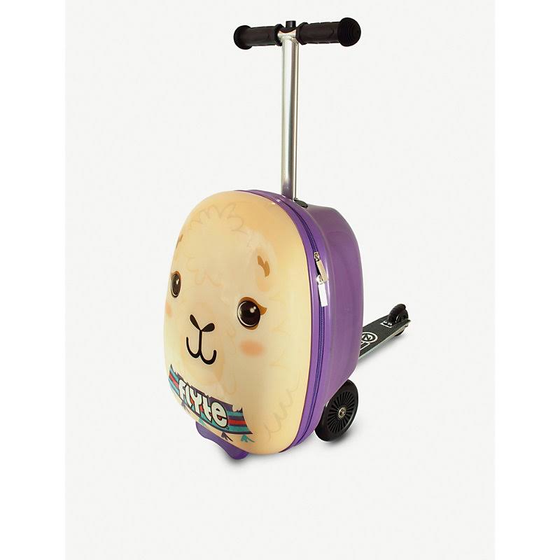 Flyte Kids Luca The Llama Scooter Suitcase