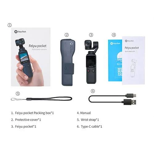 Feiyu Pocket Handheld Gimbal 4K Camera