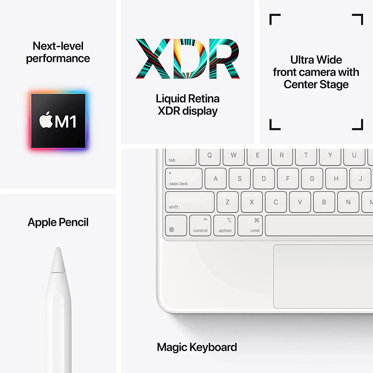 Restored 2021 Apple 12.9inch iPad Pro (Wi‑Fi, 512GB) Silver (Refurbished)
