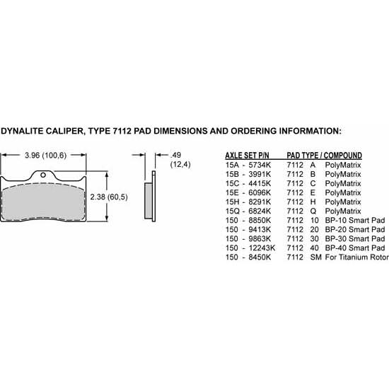 Wilwood 120-6813 Caliper-Forged Dynalite