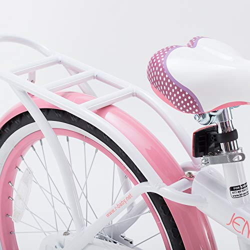 Royalbaby Princess Girls Kids Bike 12 14 16 18 20 Inch Children Bicycle with Basket for Age 3-12 Years