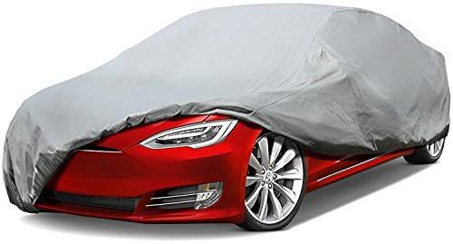 Leader Accessories Platinum Guard Gray 7 Layer Universal Sedan Cover with Cotton
