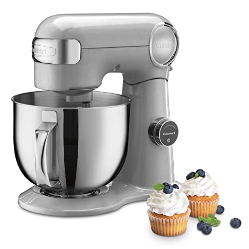 Cuisinart SMD-50BC Precision Pro 5.5-Quart Digital Stand Mixer With 12-Speeds, 3 Preprogrammed Food Prep Settings, Mixing Bowl, Whisk