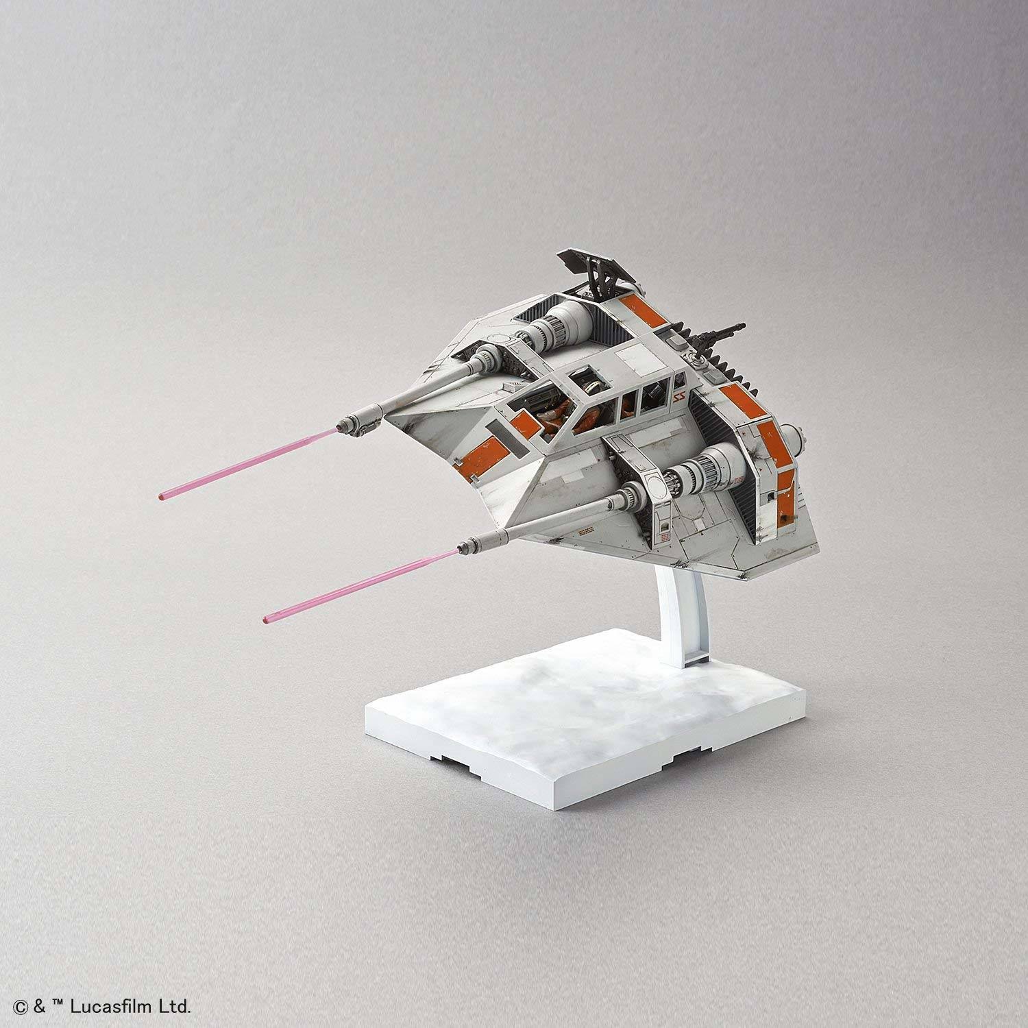Bandai Star Wars 1/48 u0026 1/144 Snowspeeder Set Plastic Model Kit New F