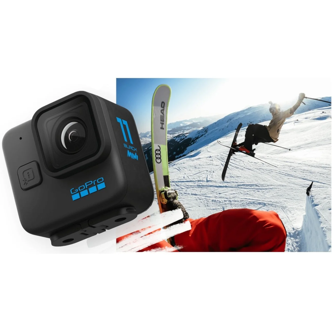 GoPro HERO11 Black Mini Professional Digital Camcorder, 0.6" Screen, 1/1.9" CMOS, 5.3K, Black