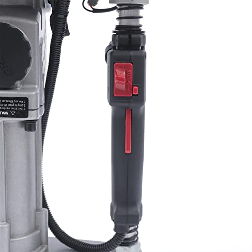 T Post Driver, 2 Stroke 32.6CC Gas Powered Pile Driver, Fence Post Driver Gasoline Piling, Handheld Pile Pounder for Farm Garden