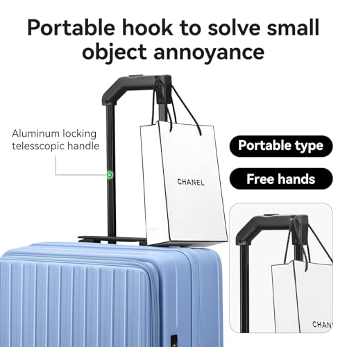ROAMING Grace Expandable Carry On Luggage Airline Approved, 20 Inch Hardside Carry On Suitcase with Wheels