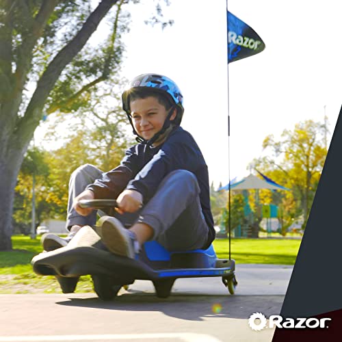 Razor Crazy Cart Shift for Kids Ages 6+ (Low) 8+ (High) - 12V Electric Drifting Go Kart - High/Low Speed Switch and Simplified Drifting System