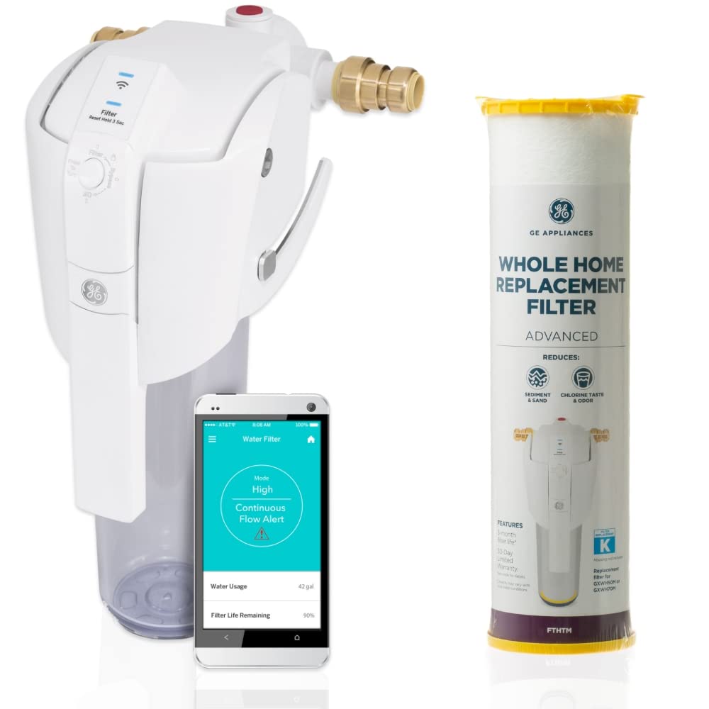 GE Smart Home Water Filter System | Premium Water Filtration System Reduces Lead