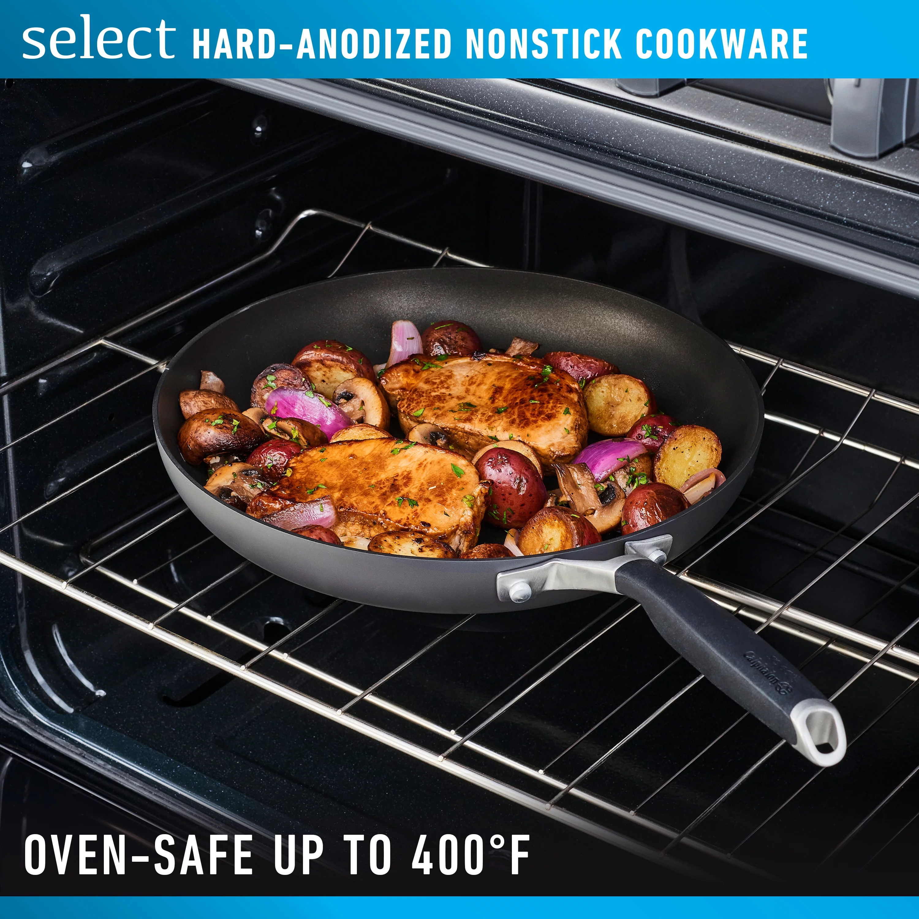 Select by Calphalon AquaShield Nonstick Cookware, 10-Piece Set