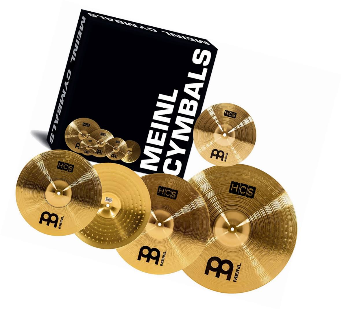 Meinl Cymbals HCS Cymbal Pack with Free 10x22 Splash