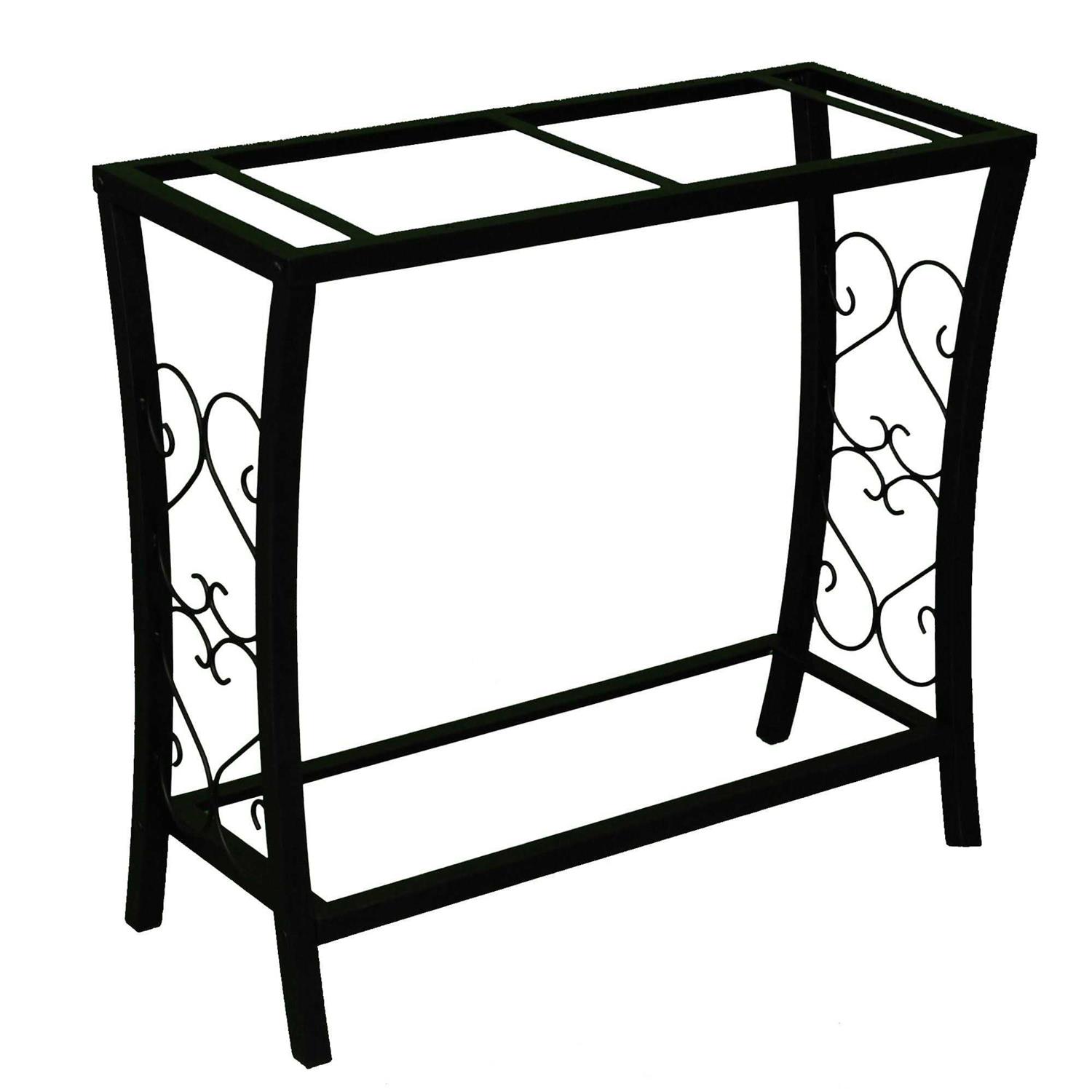Aquatic Fundamentals Black Scroll Aquarium Stand - Pet Supplies online store