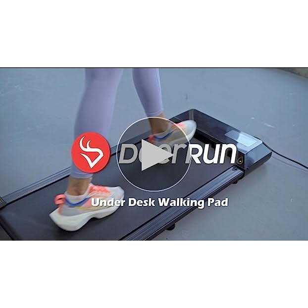 DeerRun Walking Pad 2 in 1 Under Desk Treadmill 2.5HP Low Noise Walking Pad Running Jogging Machine with Remote Control for Home Office