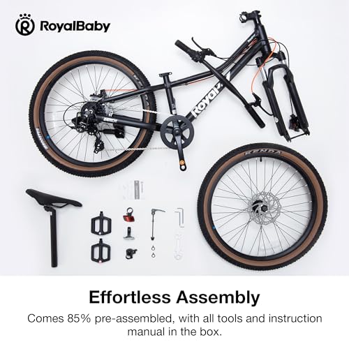 Royalbaby Kids Mountain Bike Aluminium 20/24 Inch MTB Sports Bicycle