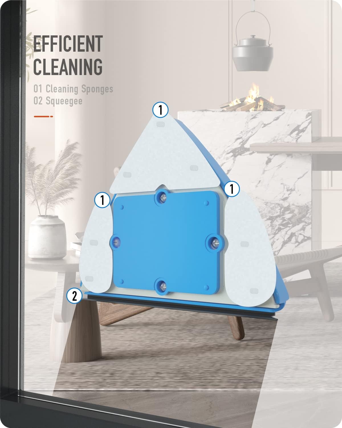 Double Side Magnetic Window Cleaner