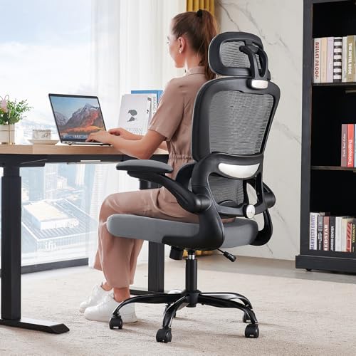 TRALT Office Chair Ergonomic Desk Chair, 330 LBS Home Mesh Office Desk Chairs with Wheels, Comfortable Gaming Chair