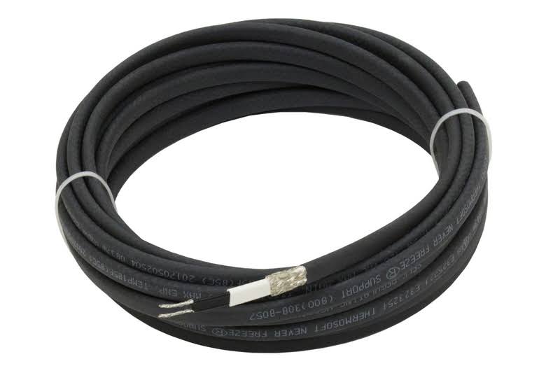 95 ft / 240V NeverFreeze Self-Regulating Roof u0026 Gutter Deicing Cable - Electric HEATING for Downspouts and Gutters on Shingl