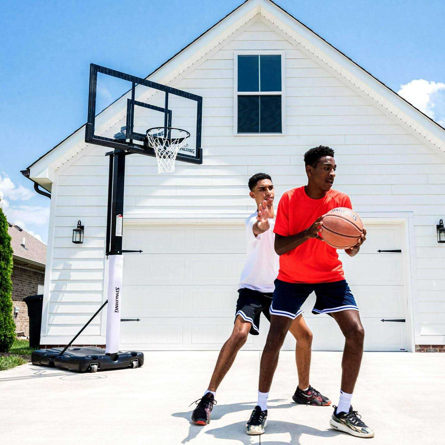 Spalding 60 in. Acrylic Screw Jack Portable Basketball Hoop System - Sports Supplies Online Store