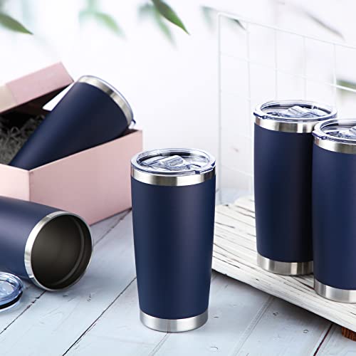 Sieral 36 Packs Stainless Steel Tumbler Bulk with Lid Vacuum Double Wall Insulated Travel Coffee Mug Powder Coated Tumbler Cup for Graduation Wedding