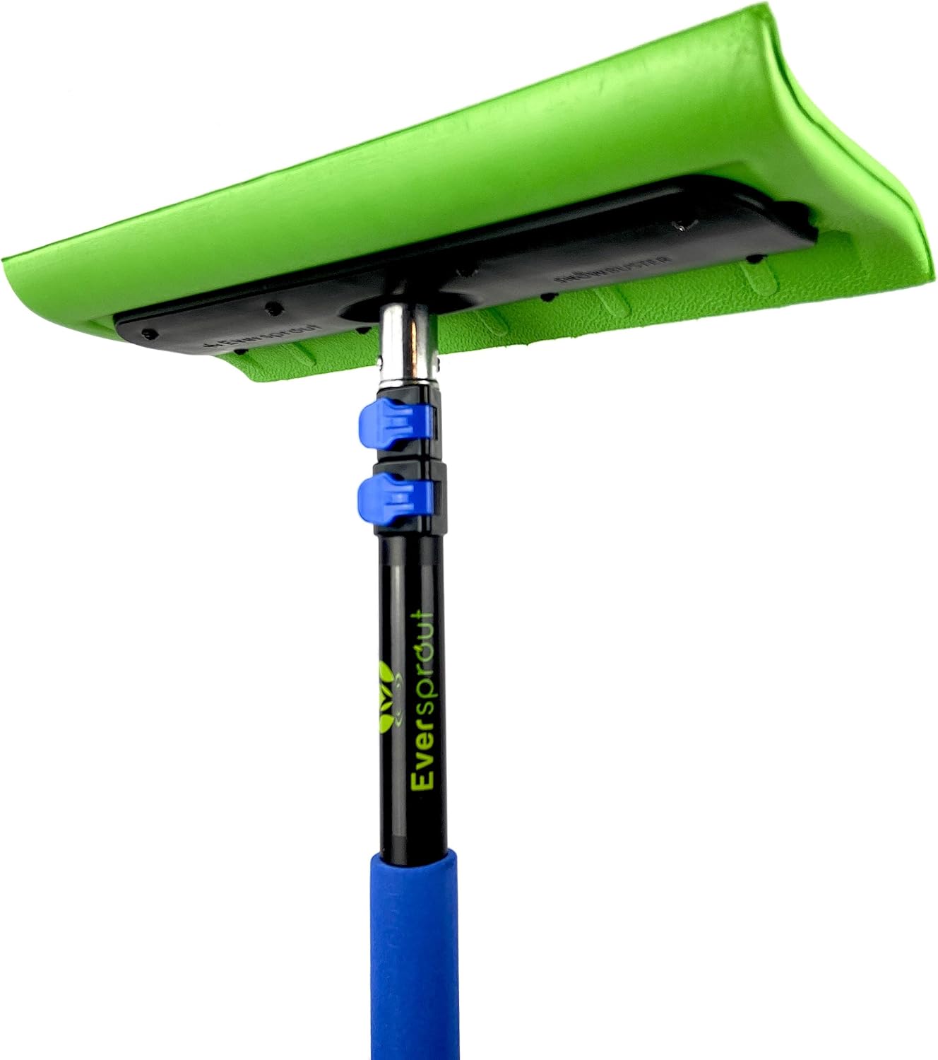 EVERSPROUT Never-Scratch SnowBuster 5-to-12 Foot (Up to 18 ft Standing Reach) | Pre-Assembled Extendable Roof Rake for Snow Removal | Lightweight