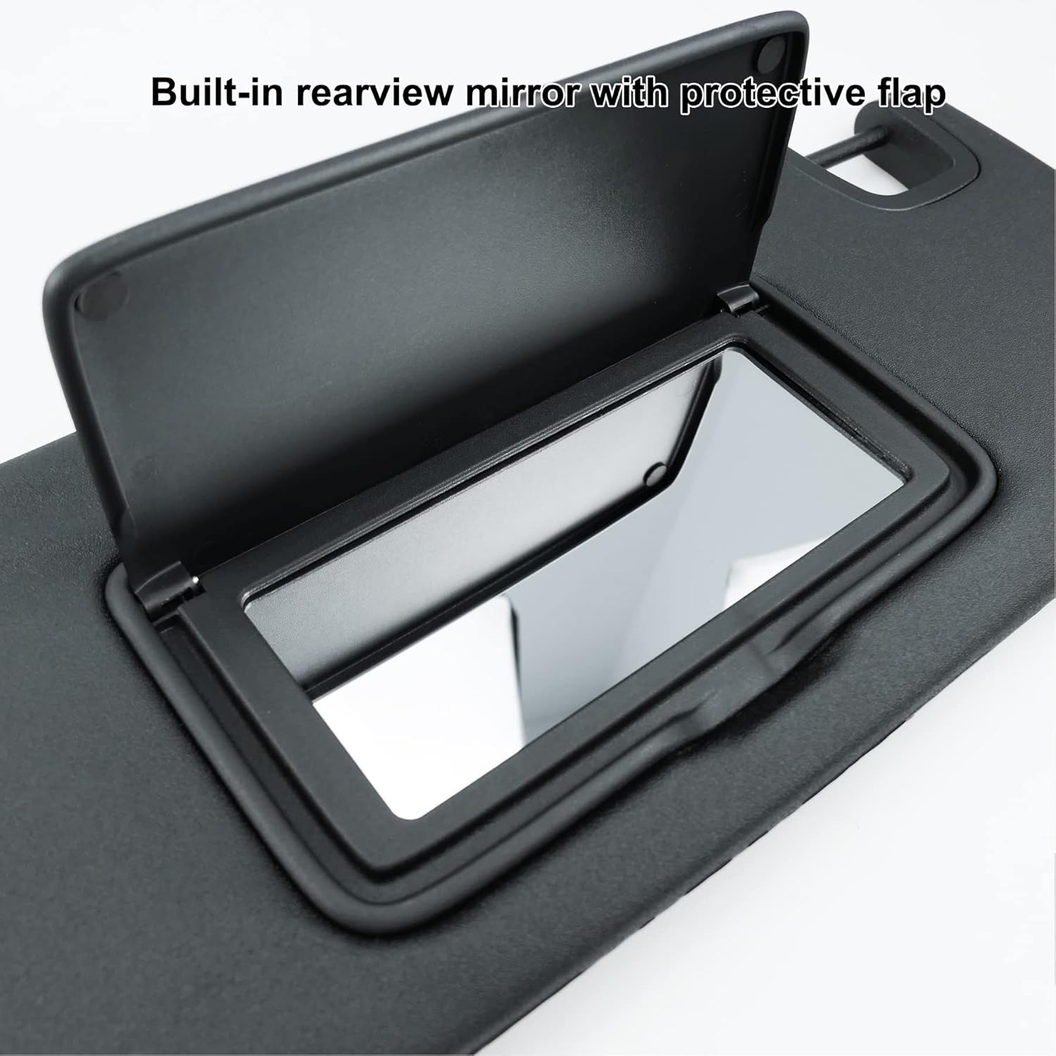 Left Driver Side Sun Visor Fit for Jeep Wrangler JK 2007-2018 Replace 6CJ07DX9AA Pack of 2