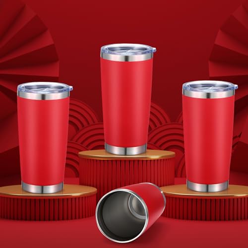 Sieral 36 Packs Stainless Steel Tumbler Bulk with Lid Vacuum Double Wall Insulated Travel Coffee Mug Powder Coated Tumbler Cup for Graduation Wedding