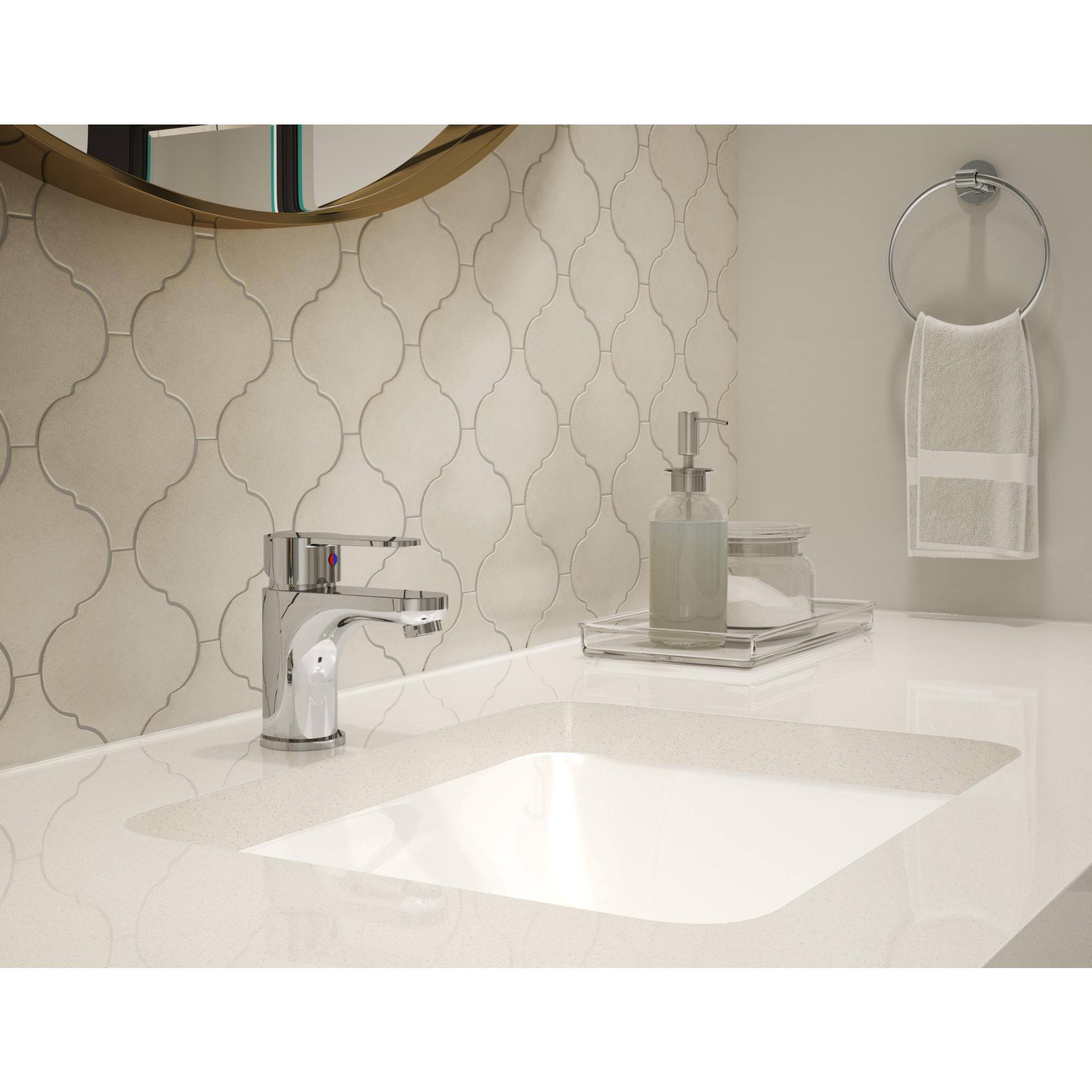 Symmons SLS-6712-0.5 Identity 0.5 GPM Single Hole Bathroom Faucet with - Polished Chrome