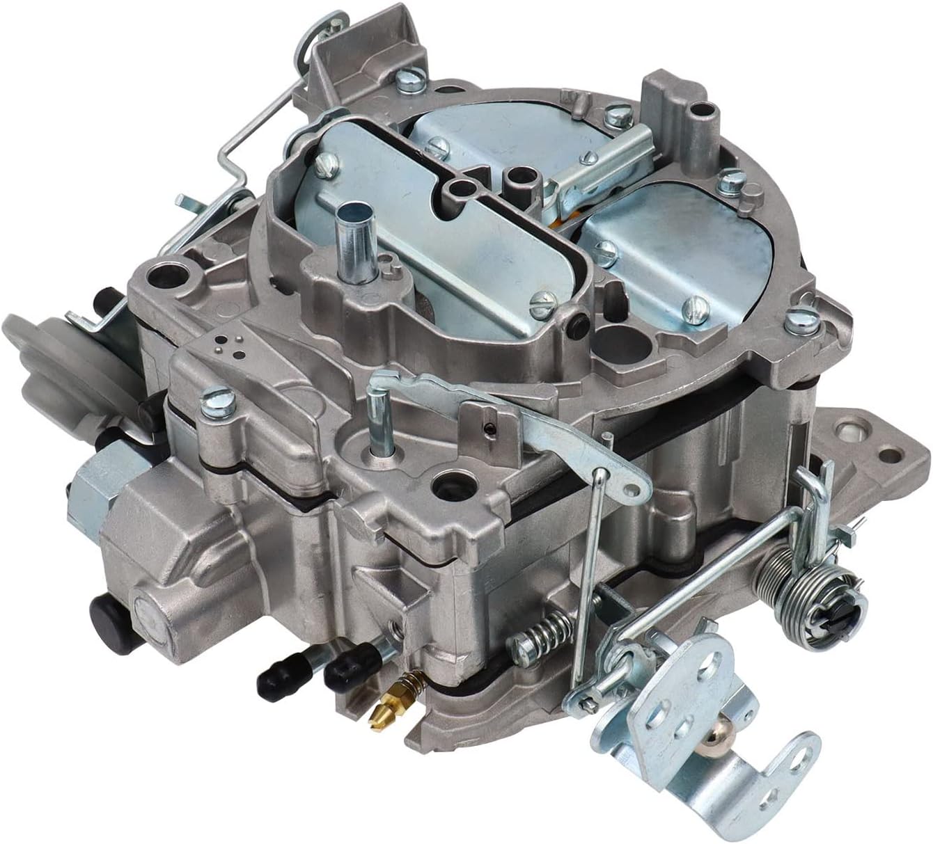 4 Barrels Carburetor Carb ,For Edelbrock 1901R Rochester Quadrajet 4MV Chevy 1966-1973 - Summit Jegs Divorced Choke 1901-GG 4-BBL