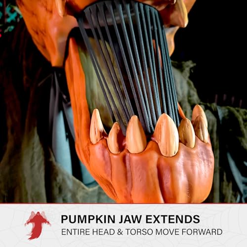 Haunted Hill Farm 5.9 ft. Animatronic Lurching Woman by Tekky, Halloween Animatronic, Scary Indoor House Prop & Decoration