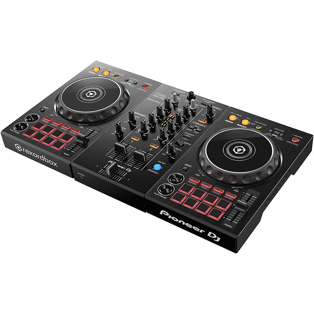 PIONEER DJ DDJ-400 Two-Channel Compact Rekordbox DJ Controller