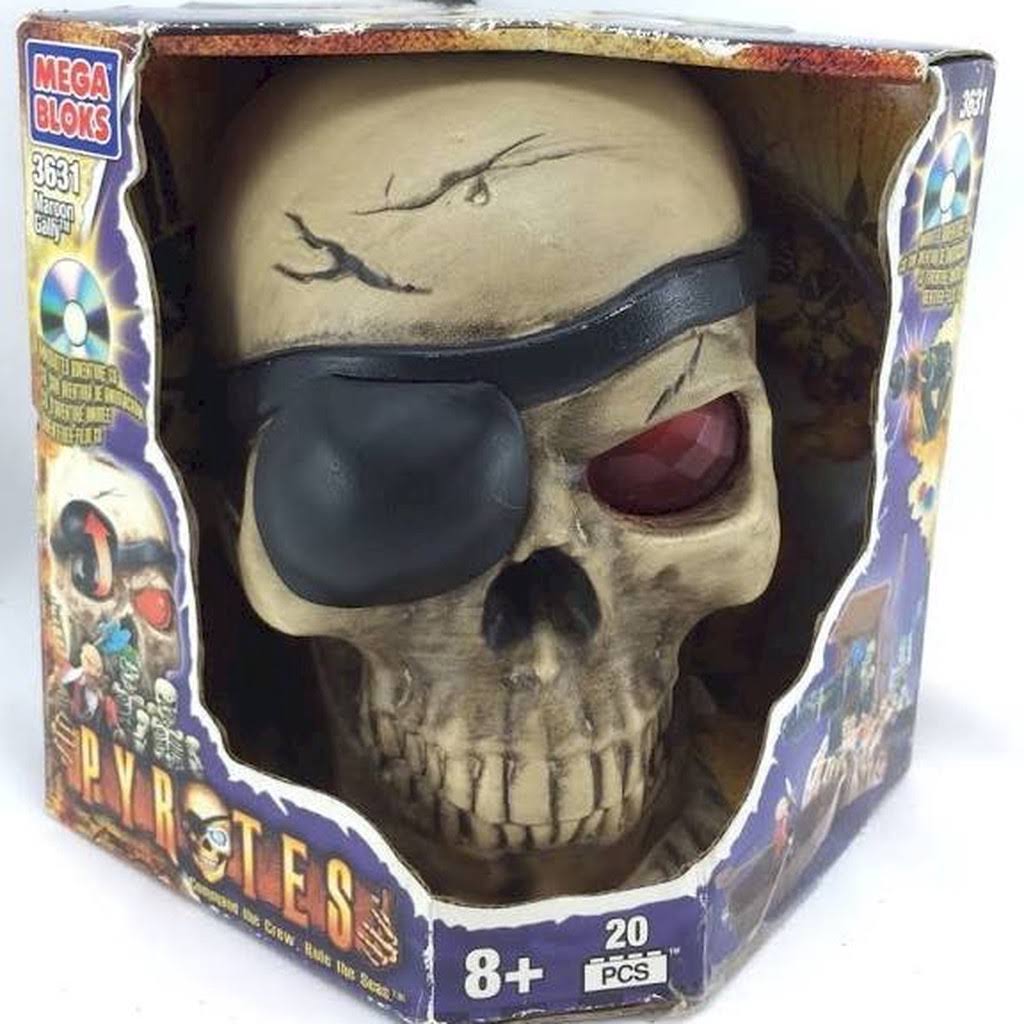 Mega Bloks Pyrates Skull Cave Maroon Gally Pirates