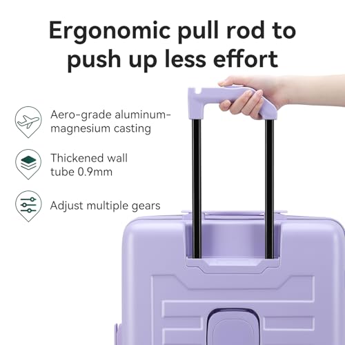 ROAMING Grace Expandable Carry On Luggage Airline Approved, 20 Inch Hardside Carry On Suitcase with Wheels