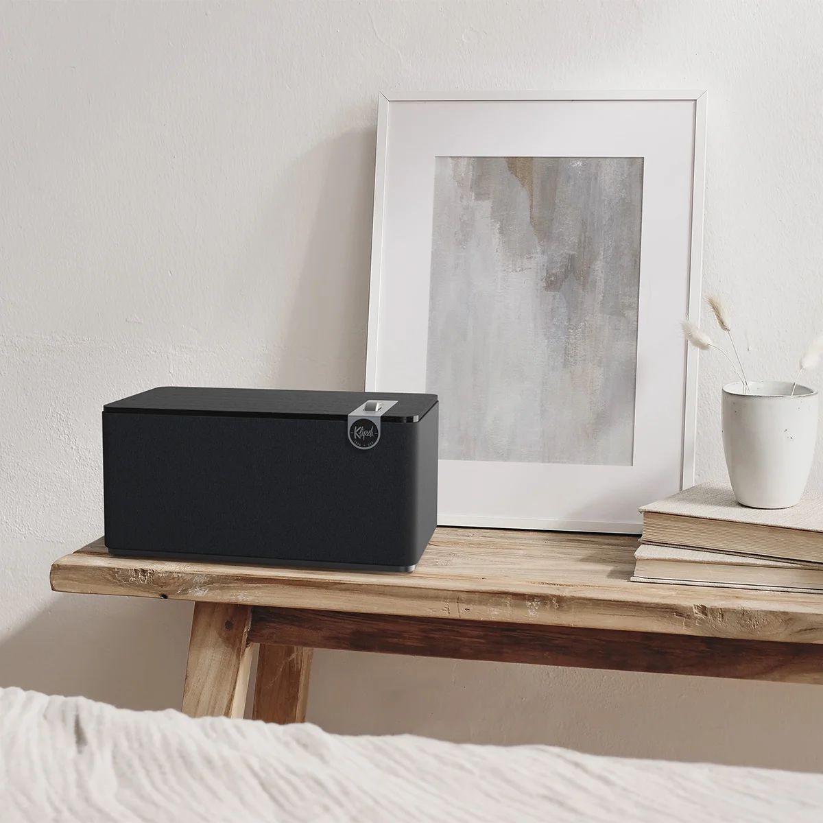 Klipsch The Three Plus Premium Bluetooth Speaker with Phono and Optical Inputs (Matte Black) - Curated Treasures Market