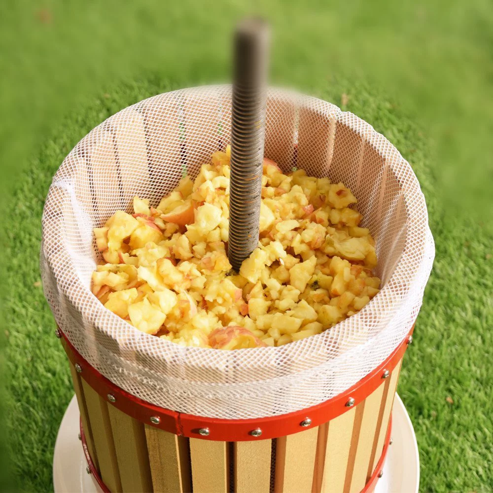 4.75 Gallon Fruit Apple Wine Press 100% Nature, Healthy Apple, Grape & Berries Crusher Manual Juice Maker For Kitchen
