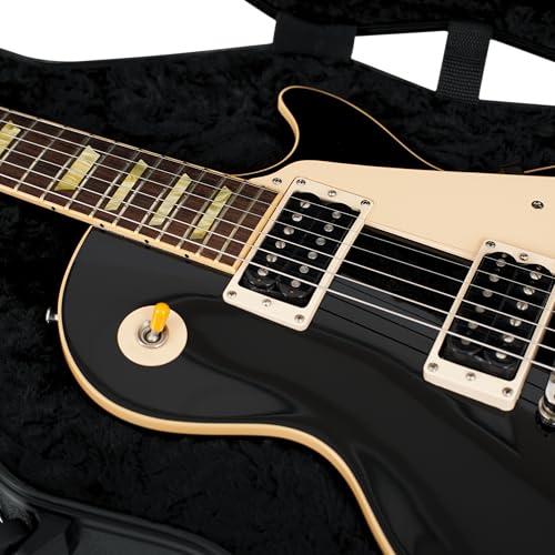 Gator Cases Molded Flight Case for Strat/Tele Style Electric Guitars with TSA Approved Locking Latch, (GTSA-GTRELEC)