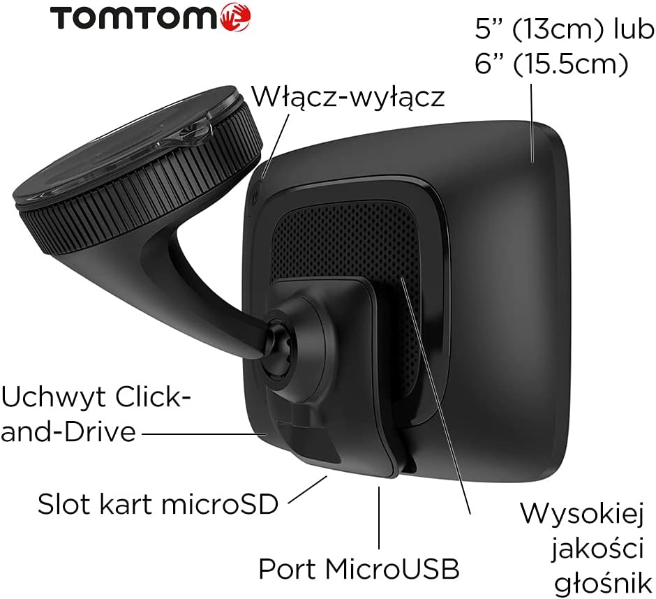 TomTom Car Sat Nav GO Essential, 6 Inch, with Traffic Congestion and Speed Cam Alert trial thanks to TomTom Traffic, EU Maps, Updates via WiFi