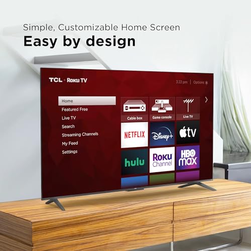 TCL 43S451 43" Class 4 Series 4K UHD HDR LED Smart Roku TV Works with Siri, Alexa, and Hey Google (Renewed)