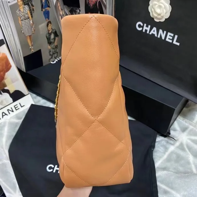 Chanel Shopping Chanel Bag 19 Brown For Women, Women&rsquo;s Bags 16in/41cm