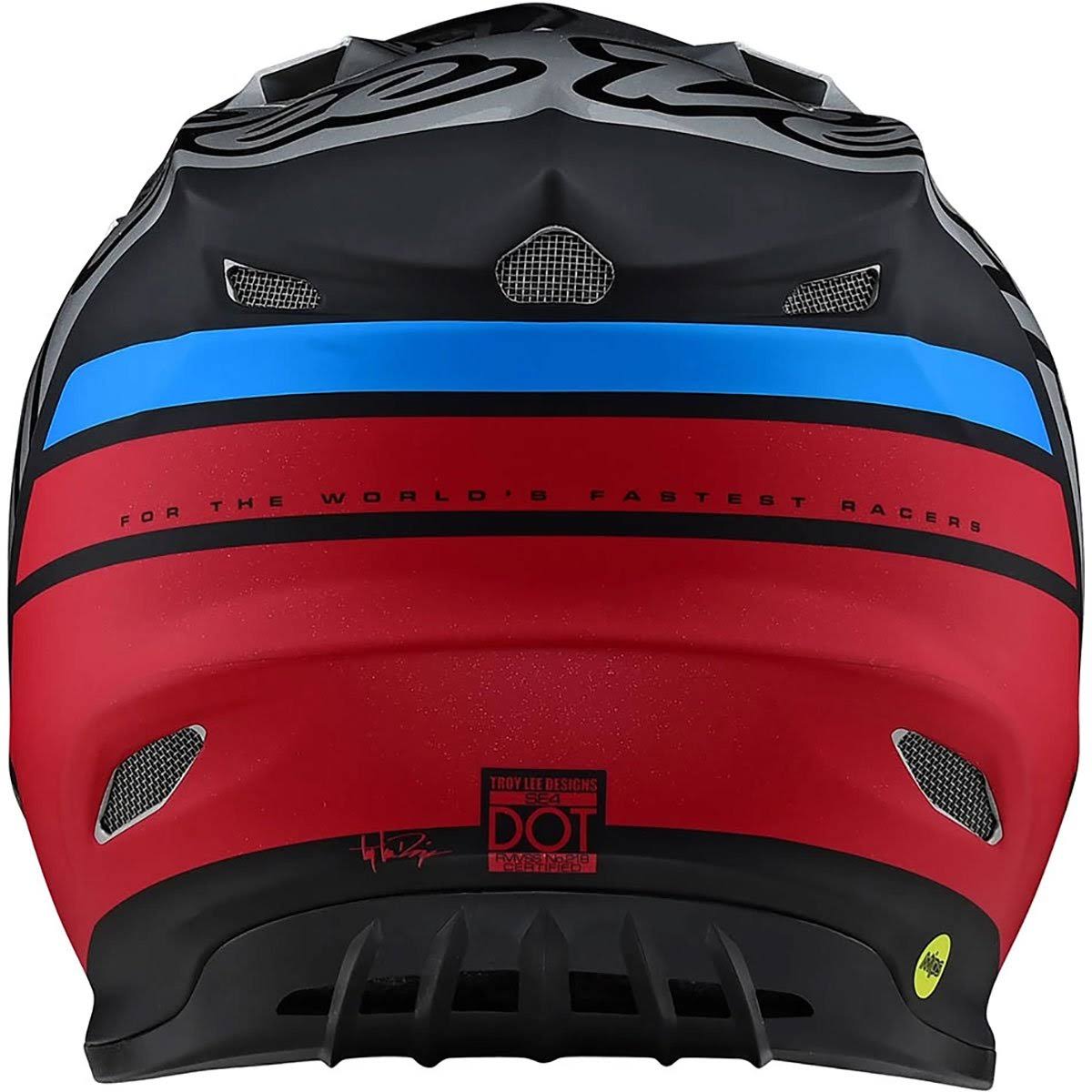 Troy Lee Designs SE4 Composite Silhouette Helmet-Black/Camo-Medium